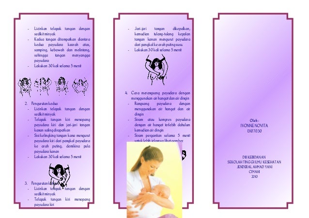 Leaflet nutrisi ibu menyusui a