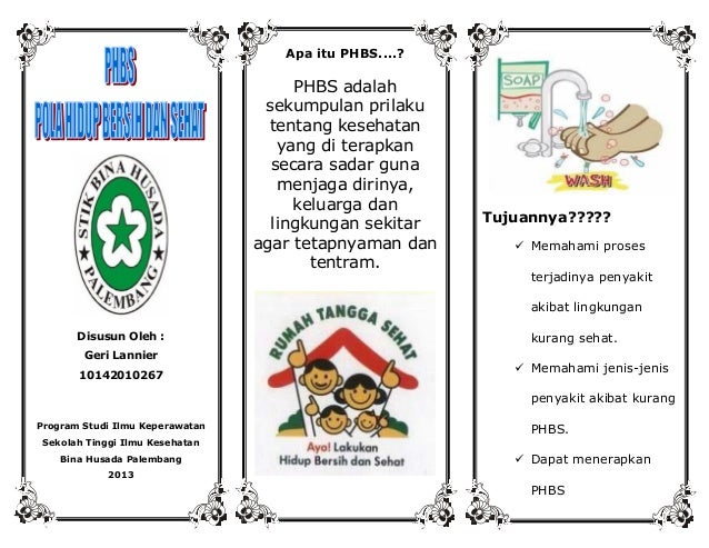 Leaflet PHBS