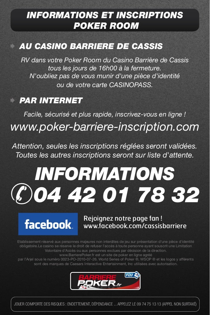 Poker barriere