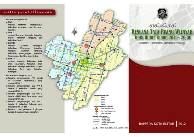Leaflet RTRW Kota Blitar | PDF