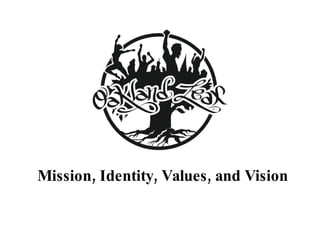 Mission, Identity, Values, and Vision 
