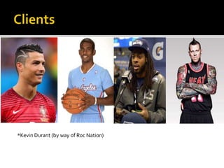 *Kevin Durant (by way of Roc Nation) 
 