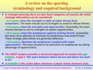 Team Strength Algorithm League championship algorithm | PPTX