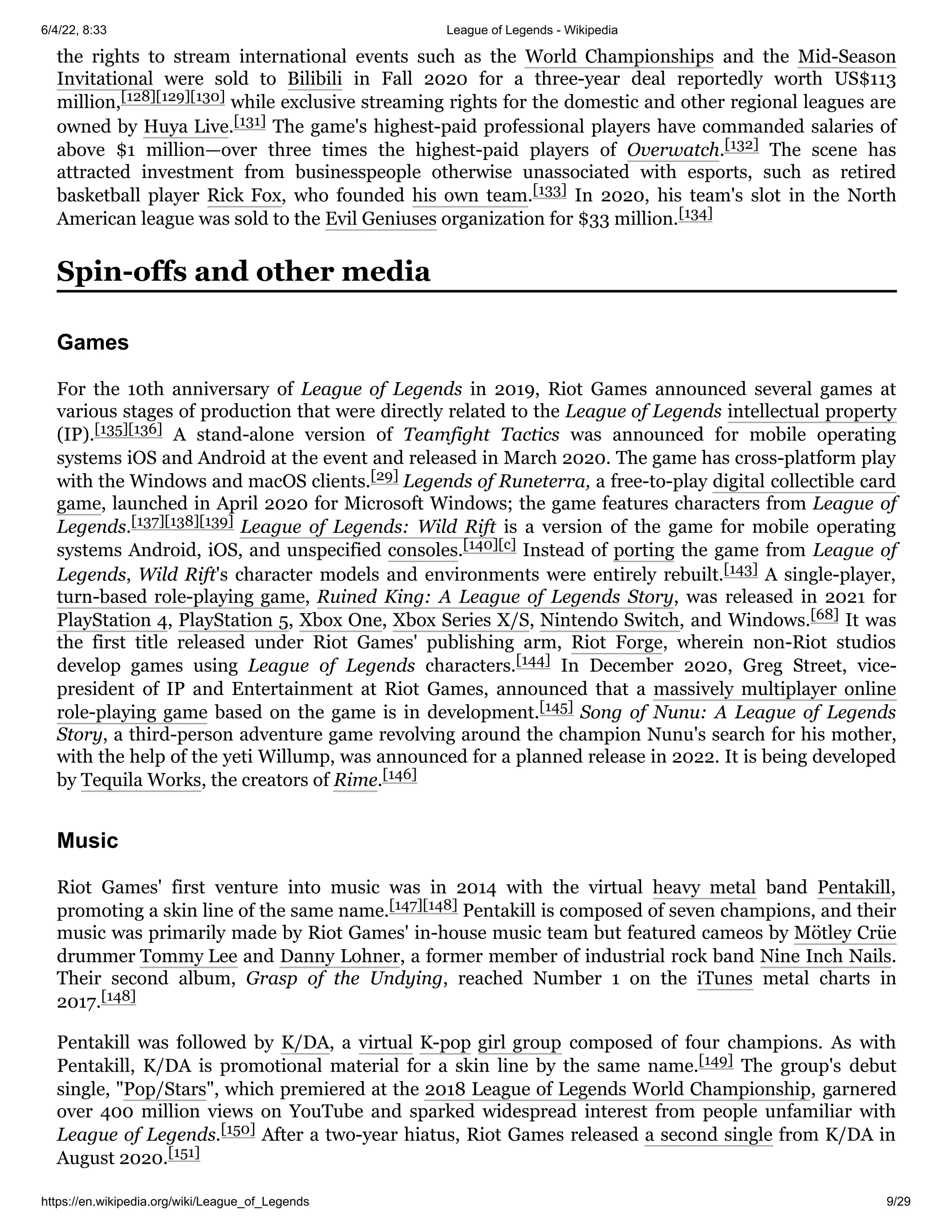 League Of Legends Pdf