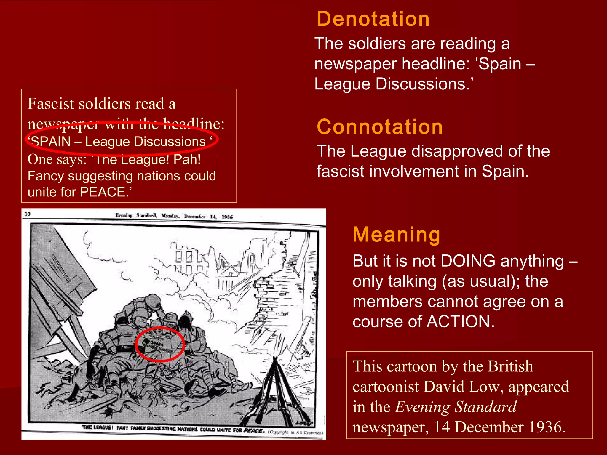 League of nations failure cartoon analysis | PPS