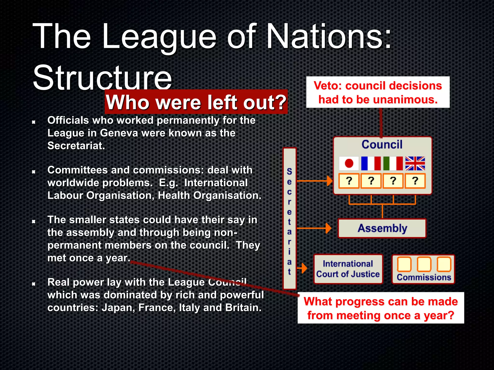To what extent was the league of nation a success? | PPTX