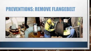 PREVENTIONS: REMOVE FLANGEBELT

 
