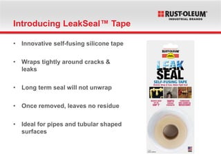 Leak seal tape launch presentation | PPTX | Chemistry | Science