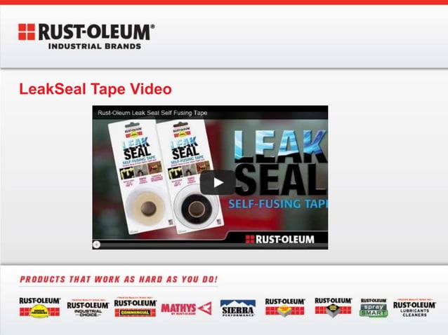 Leak seal tape launch presentation | PPTX
