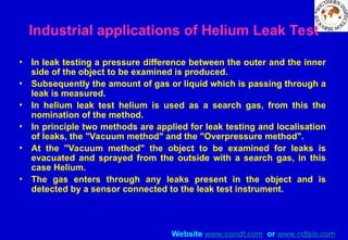 LEAK TESTING presentation for level 2 course | PPT
