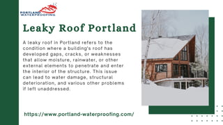 Leaky roof portland .pdf