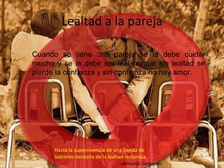 Lealtad a tu trabajo