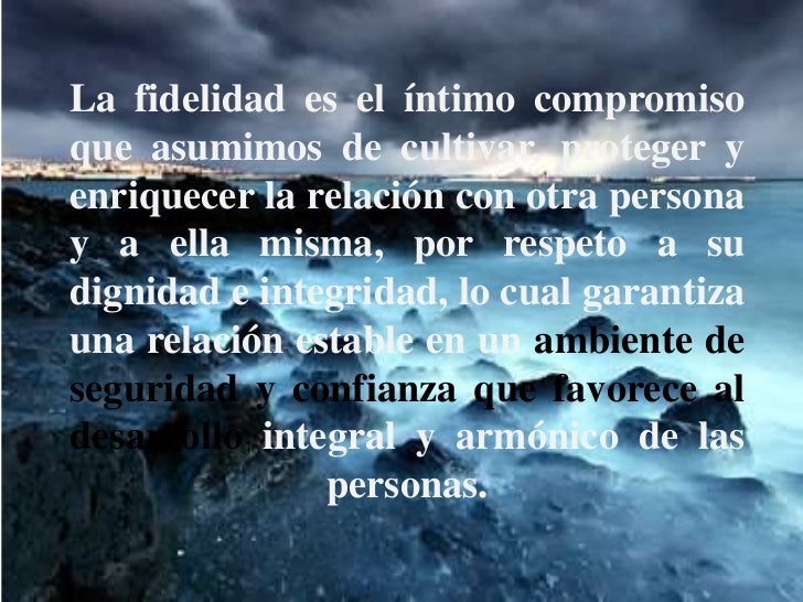 Lealtad y fidelidad Lealtad y fidelidad