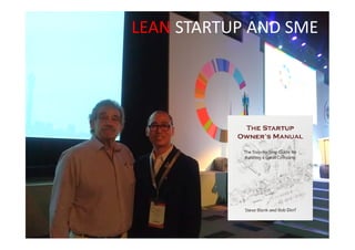 LEAN STARTUP AND SME
 