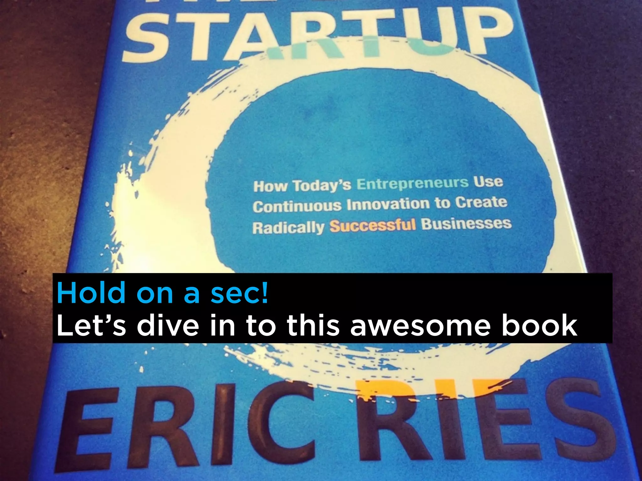 Hold on a sec! 
Let’s dive in to this awesome book 
 