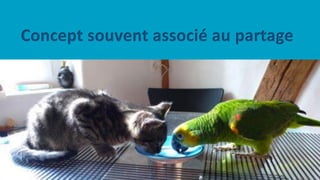 Concept souvent associé au partage
 
