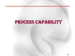 Process capability




                     170
 
