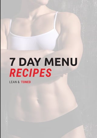 The Ultimate 7 Day Meal Plan for Muscle Gain | PDF