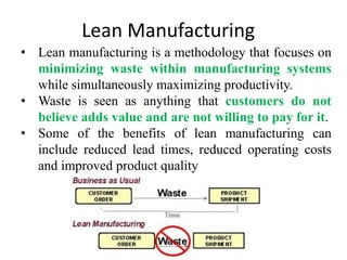 Lean - PPT (Lean manufacturing and six sigma) | PDF