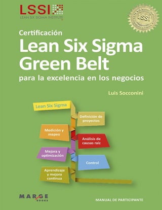 TM Certificación
Lean Six Sigma
Green Belt
para la excelencia en los negocios
 