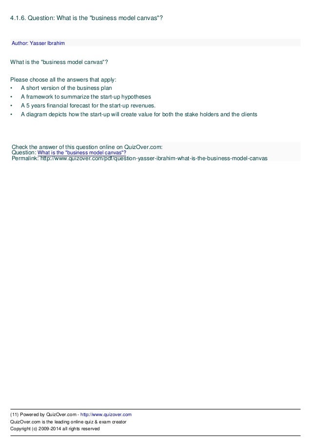 lean business plan template