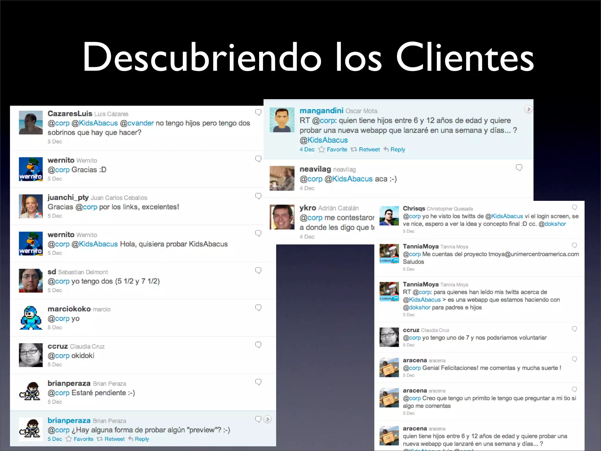 Descubriendo los Clientes
 