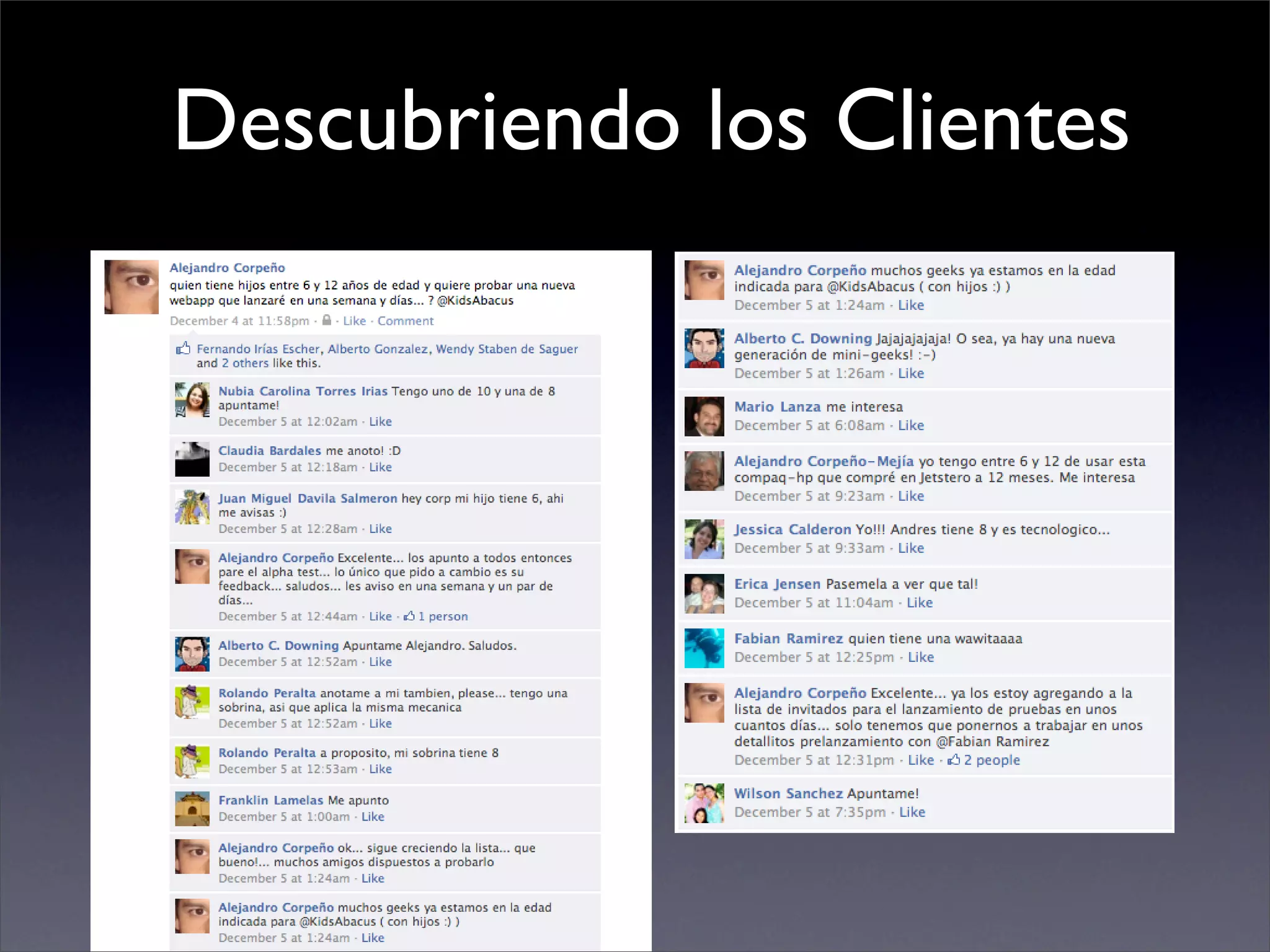Descubriendo los Clientes
 