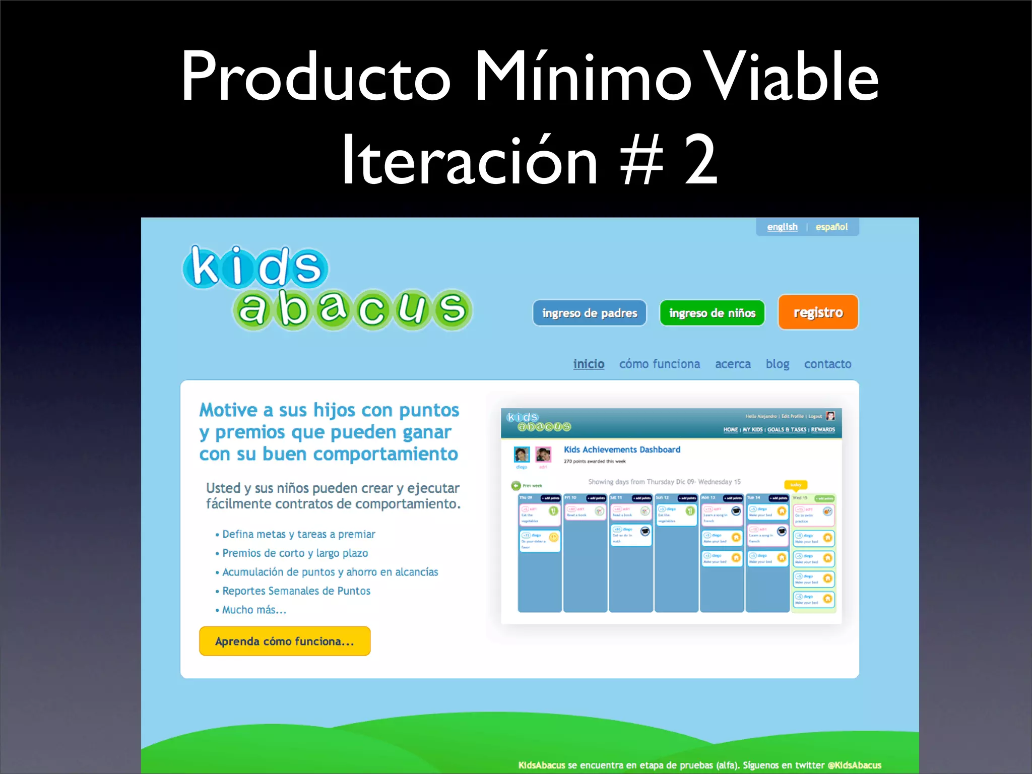 Producto Mínimo Viable
     Iteración # 2
 
