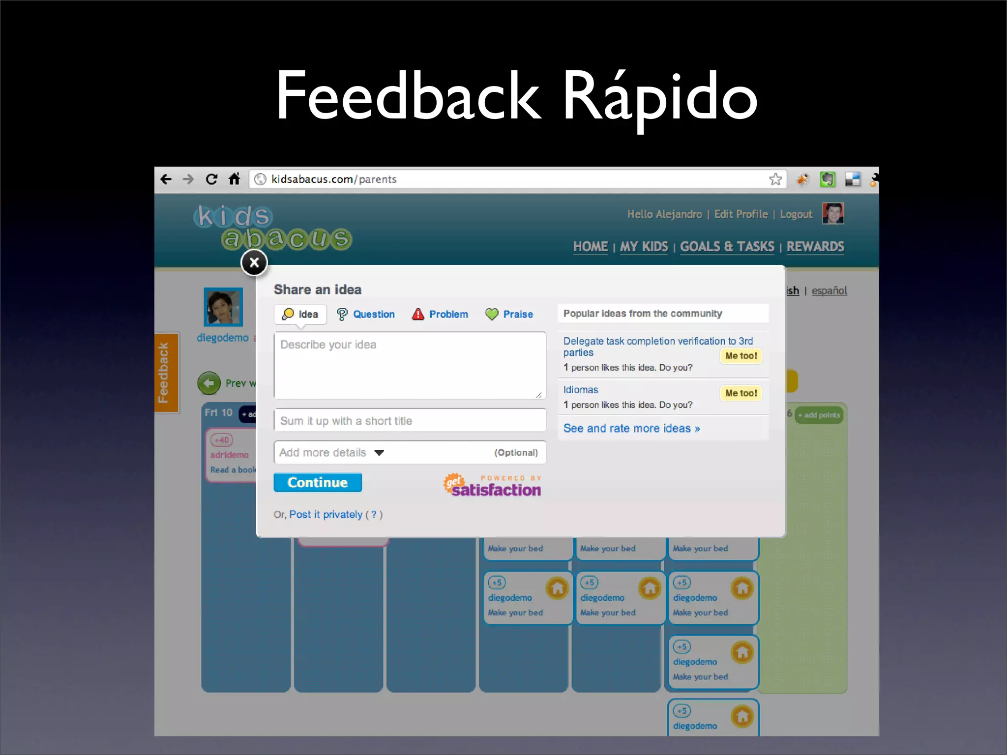 Feedback Rápido
 
