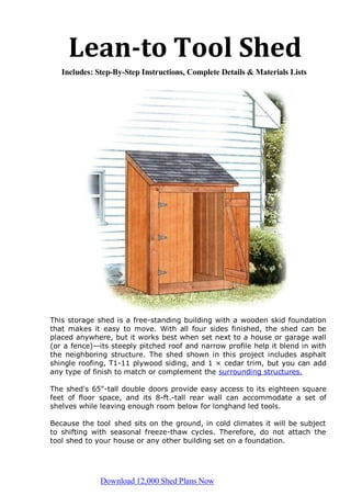 Lean-toToolShed.pdf