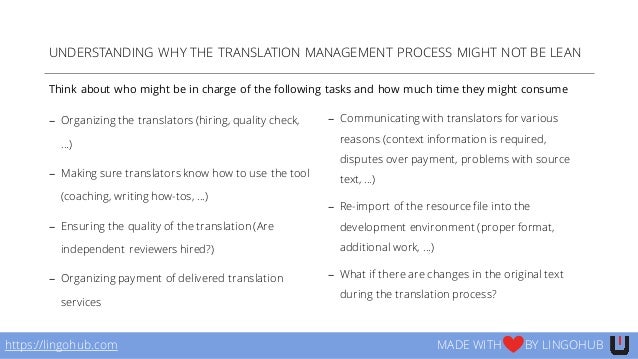 Lean Translation Management For Better Results