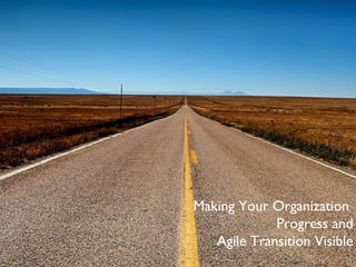 Making Your Organization  Progress and Agile Transition Visible 