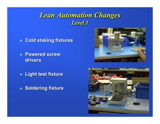 Implementing Automation After Making Lean Improvements | PDF