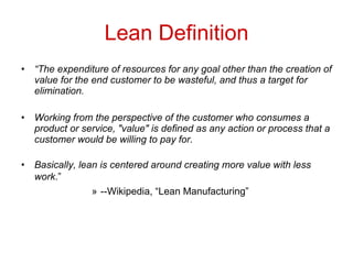 Lean for Service and Office | PPT