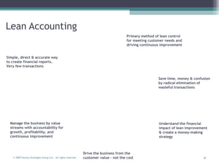 Lean Transaction Lean accounting principals and practices | PPT
