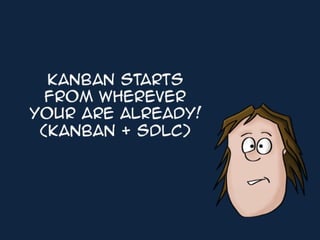 Kanban starts
  from wherever
your are already!
 (Kanban + SDLC)
 