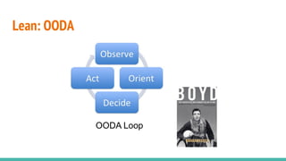 Lean: OODA
 