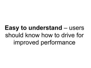Focus on key high-value indicators