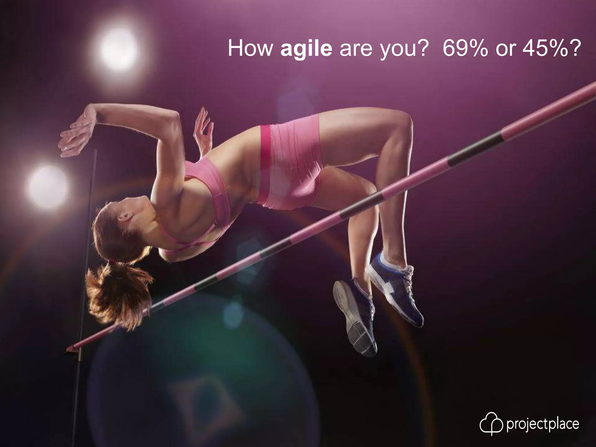 How agile are you? 69% or 45%?
 
