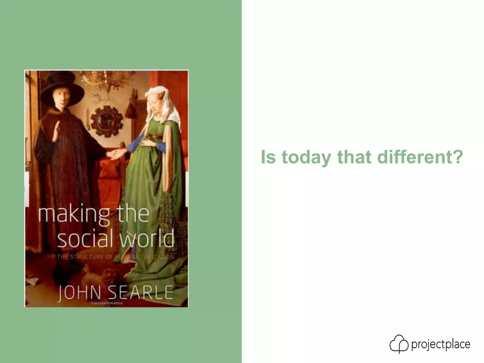 Is today that different?
 