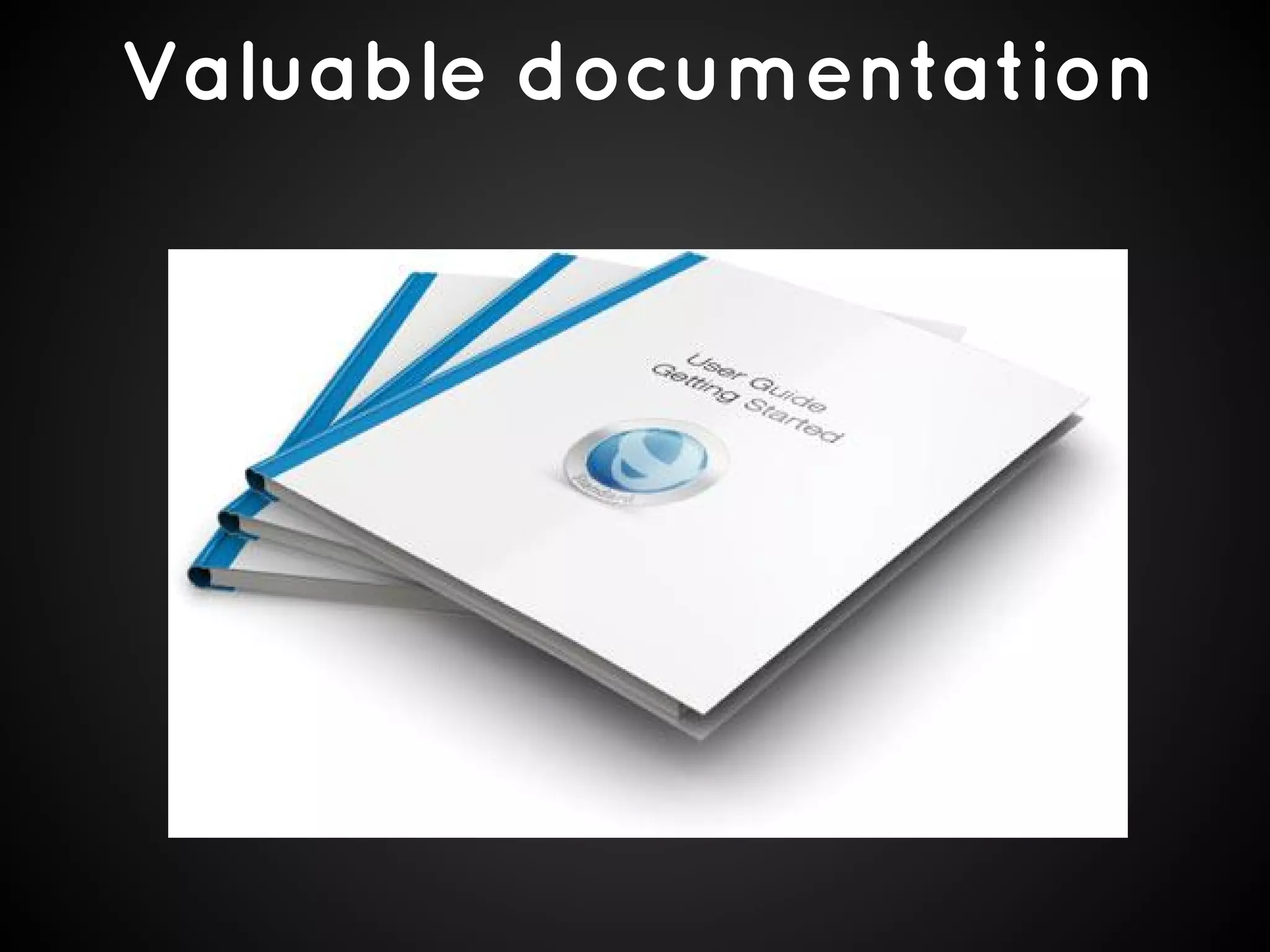 Valuable documentation
 