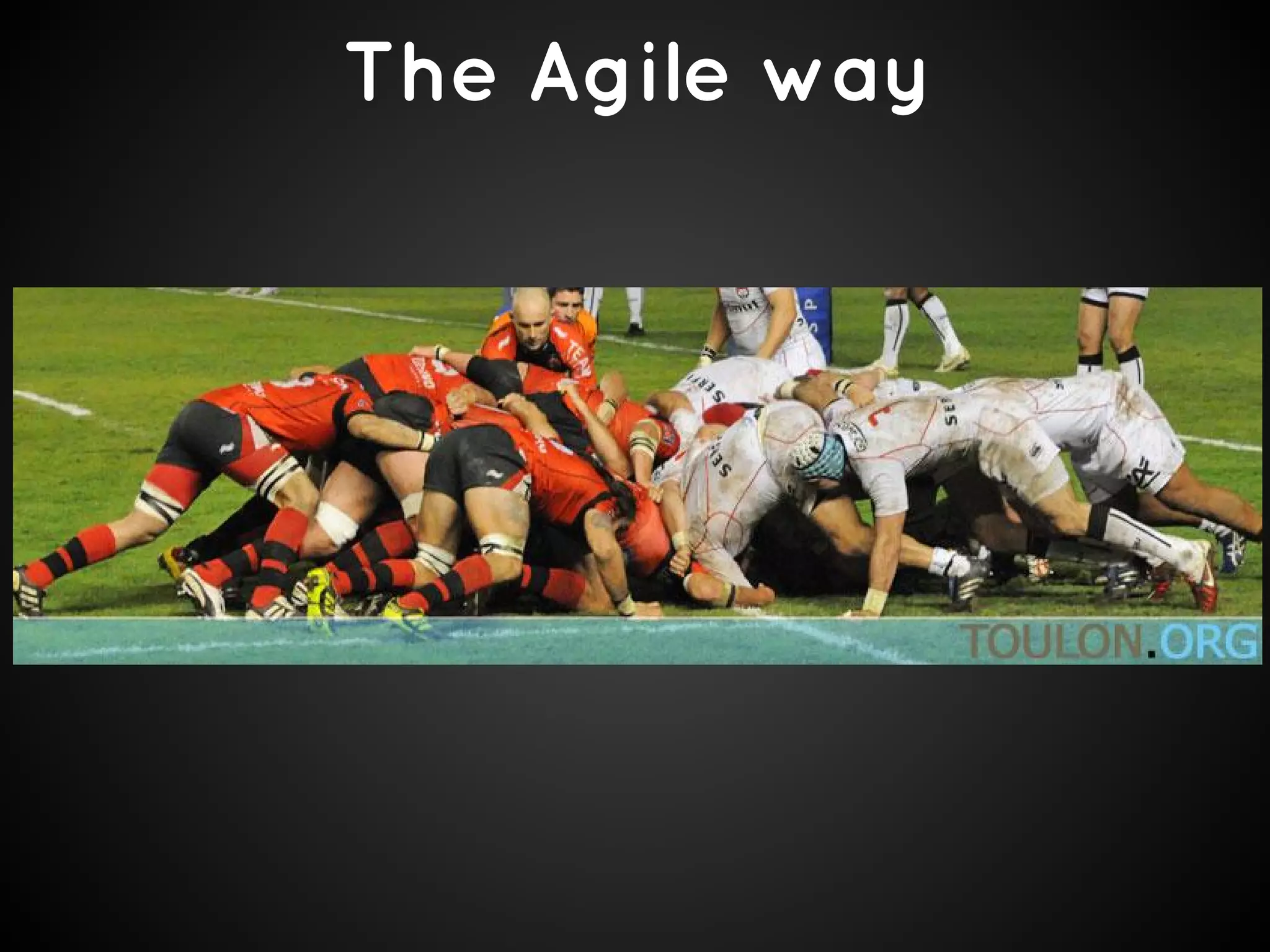 The Agile way

 