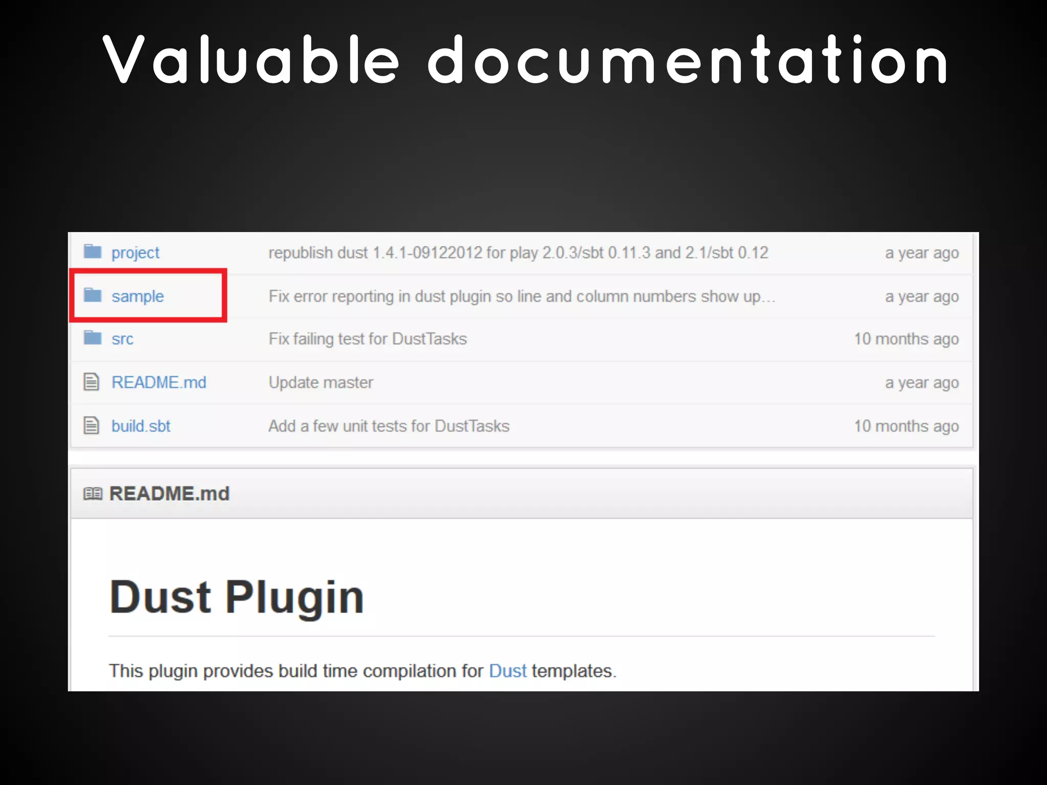 Valuable documentation

 