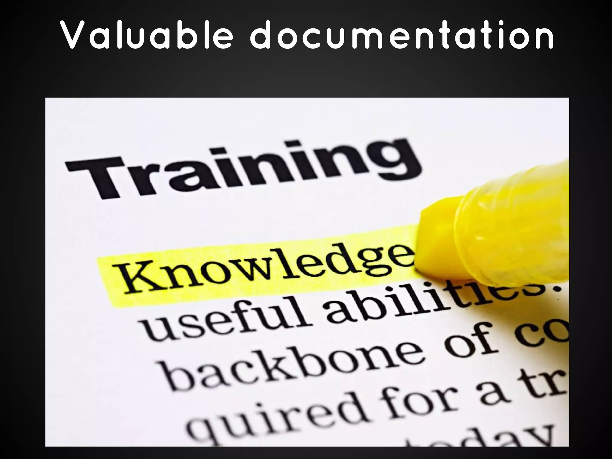 Valuable documentation

 