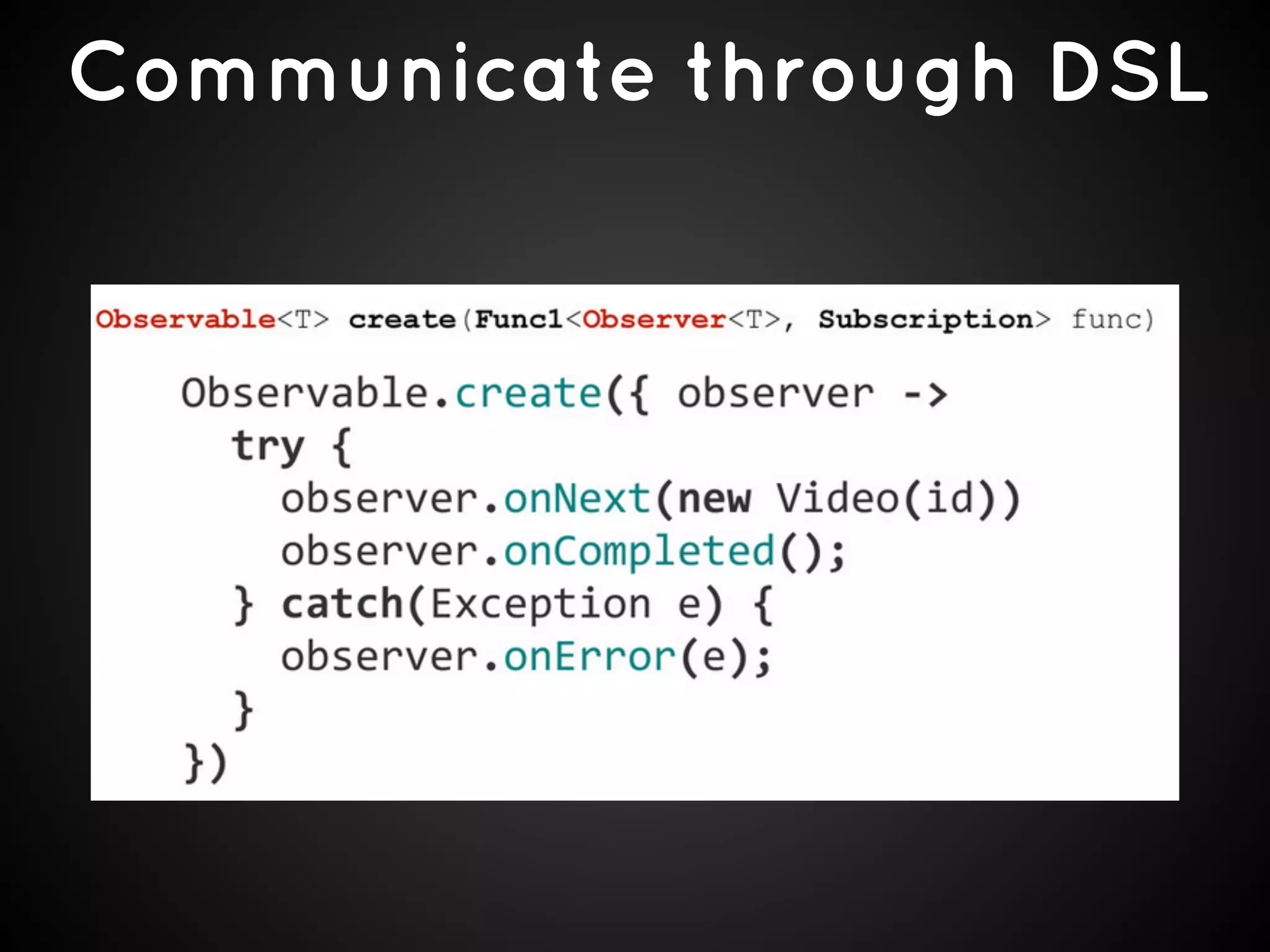 Communicate through DSL

 