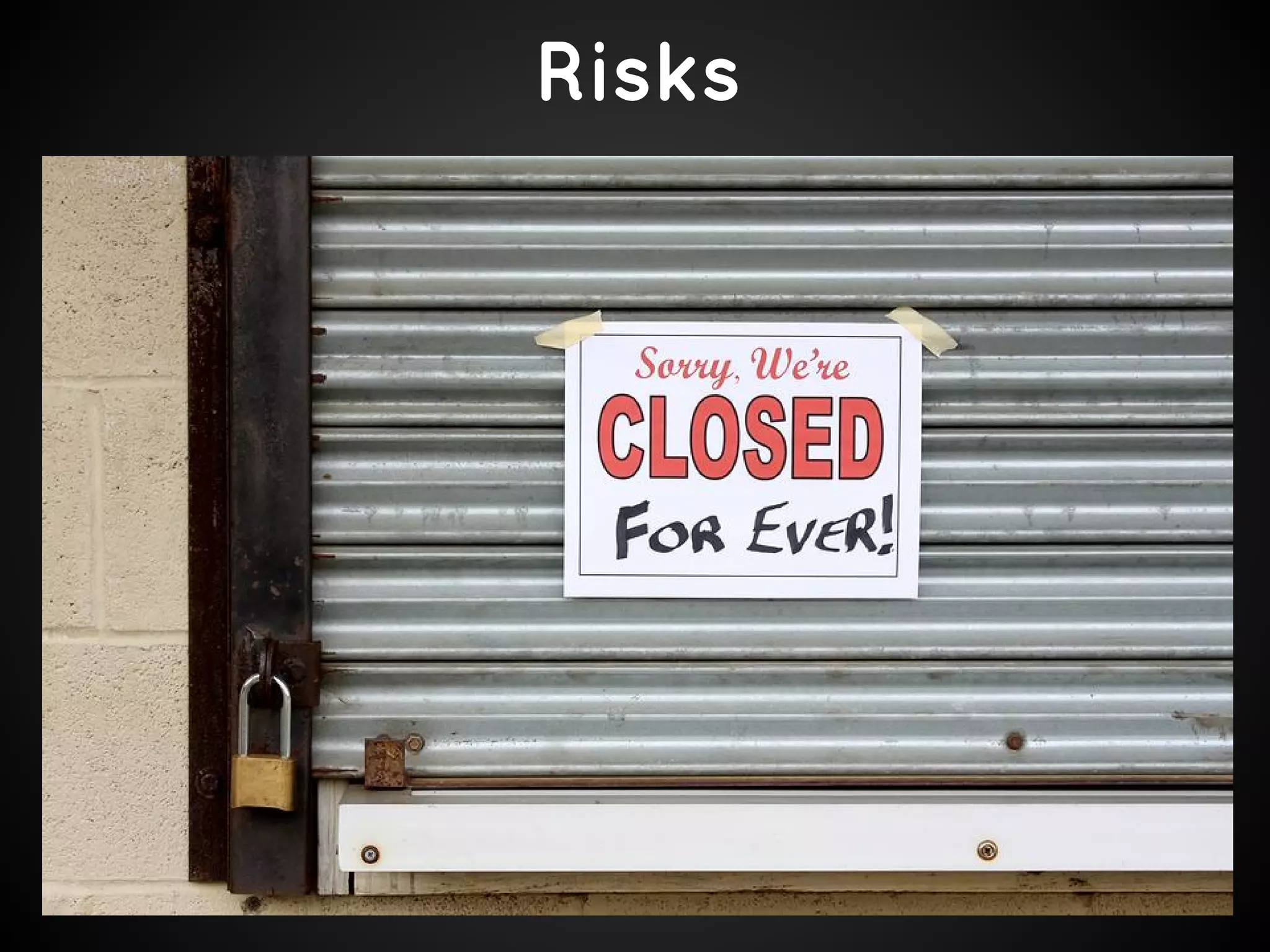 Risks

 