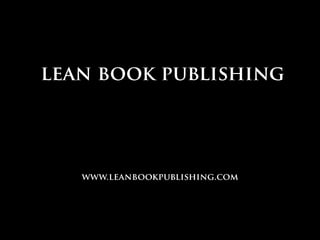 Leanbookpublishing Principles