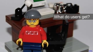 minifig
What do users get?
 