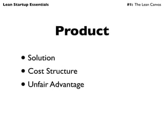 Lean Canvas Process and Examples Slide 14