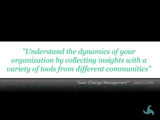 “Lean Change Management” – Jason Little
 